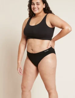 Boody Menstruatieondergoed Bikinislip Zwart Normaal/hevig Maat S (1 stuk)