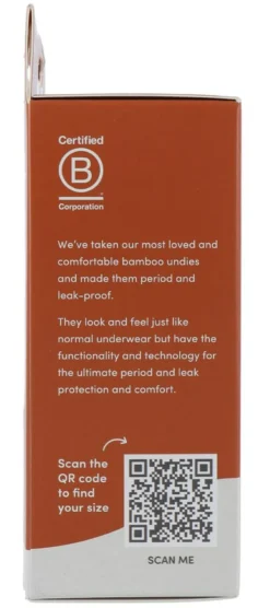 Boody Menstruatieondergoed Bikinislip Zwart Normaal/hevig Maat S (1 stuk)