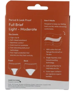 Boody Menstruatieondergoed Tailleslip Zwart Licht/normaal Maat XL (1 stuk)