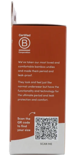 Boody Menstruatieondergoed Bikinislip Zwart Normaal/hevig Maat Xs (1 stuk)