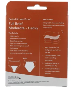 Boody Menstruatieondergoed Tailleslip Zwart Normaal/hevig Maat S (1 stuk)