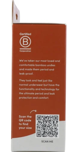 Boody Menstruatieondergoed Bikinislip Zwart Normaal/hevig Maat L (1 stuk)