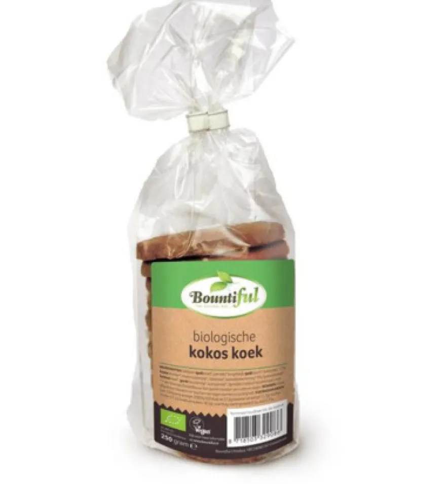 Bountiful Kokos koek bio (250 gr)