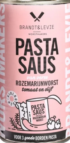 Brandt & Levie Pastasaus Van Rozemarijnworst (500 gr)
