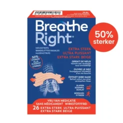 Breathe Right Neusstrips Extra Sterk (26 stuks)