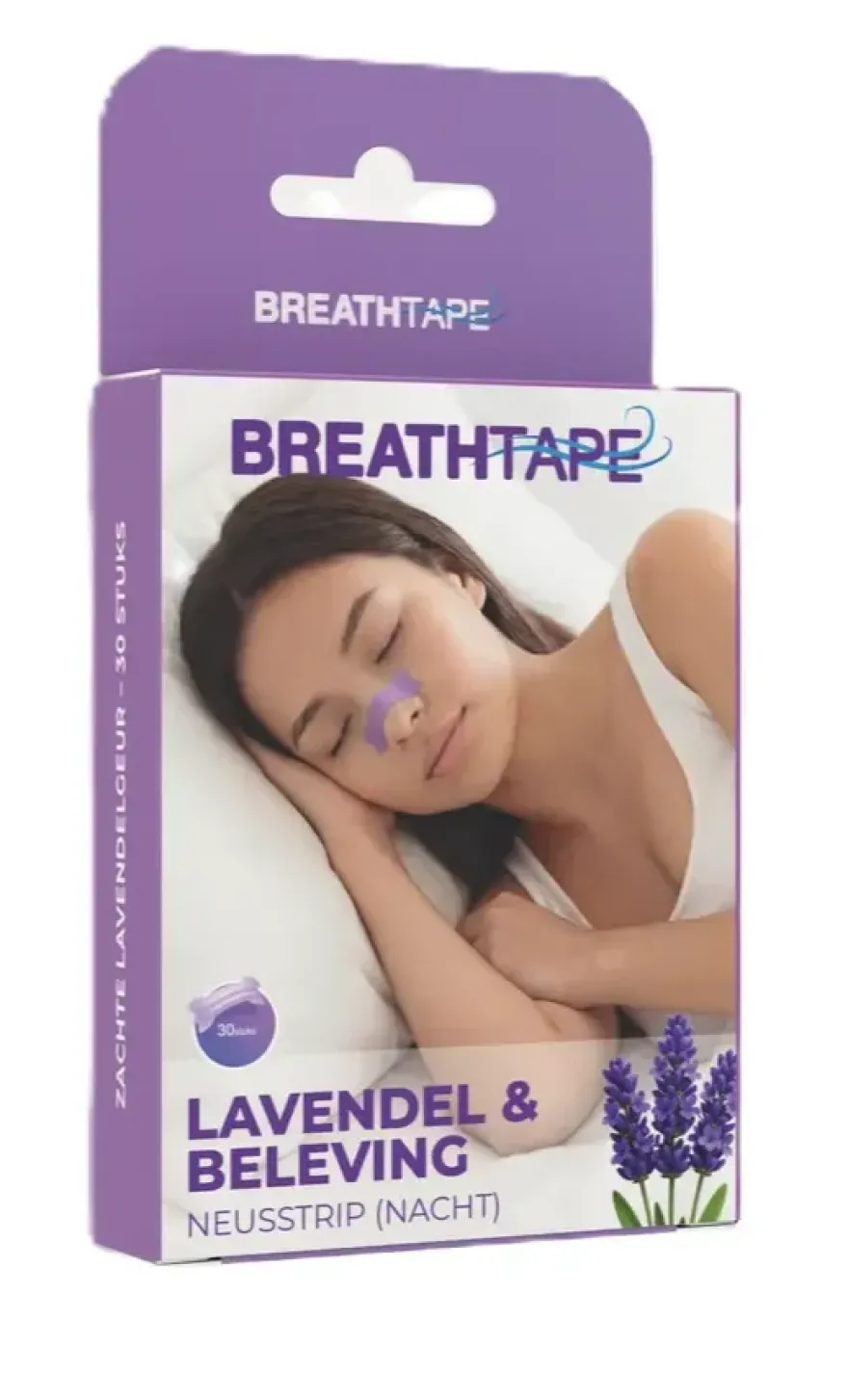 Breathtape Lavendel & Beleving Neusstrip (nacht) (30 stuks)