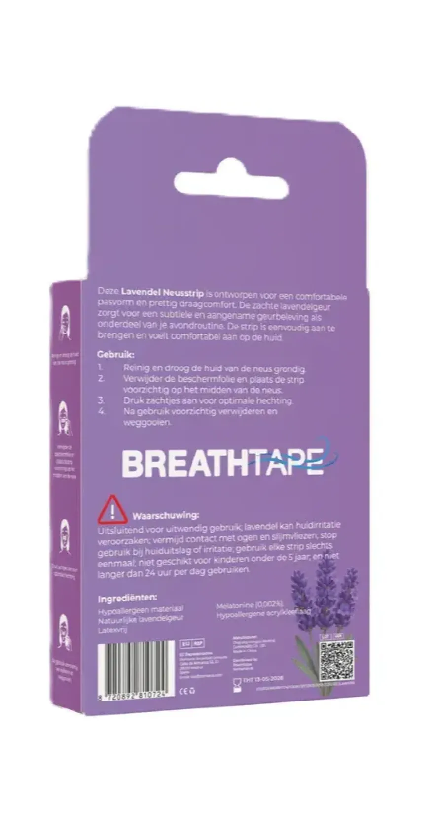 Breathtape Lavendel & Beleving Neusstrip (nacht) (30 stuks)