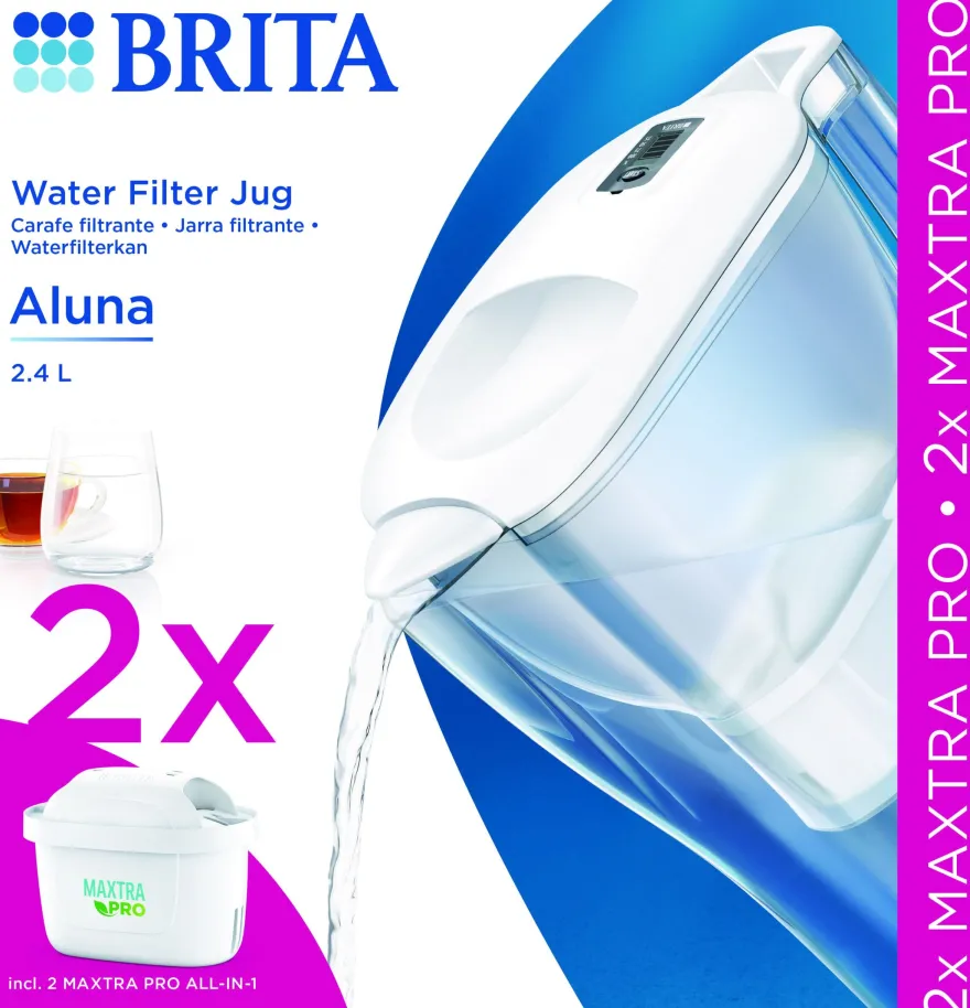 Brita Waterfilterbundel Aluna Cool White (1 stuk)