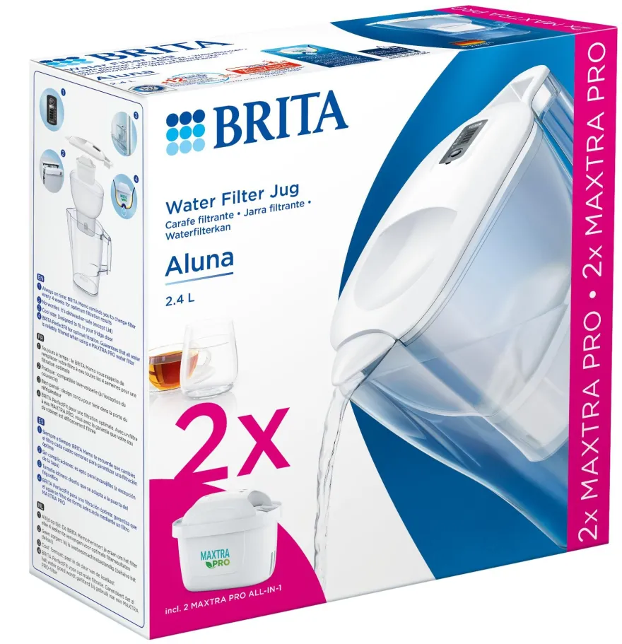 Brita Waterfilterbundel Aluna Cool White (1 stuk)