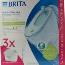 Brita Waterfilterbundel Cool Powder Blue + 3 Filters (1 stuk)