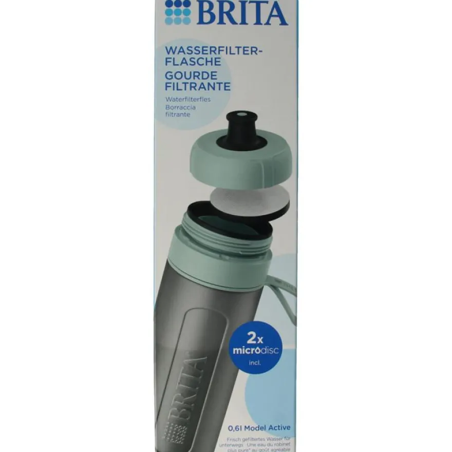 Brita Waterfles Active Dark Green (1 stuk)