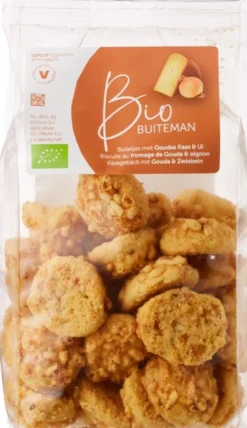 Buiteman Kaasbolletjes Goudse Kaas met Ui (125 gr)