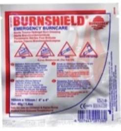 Burnshield Hydrogel kompres 10 x 10 cm (1 stuk)