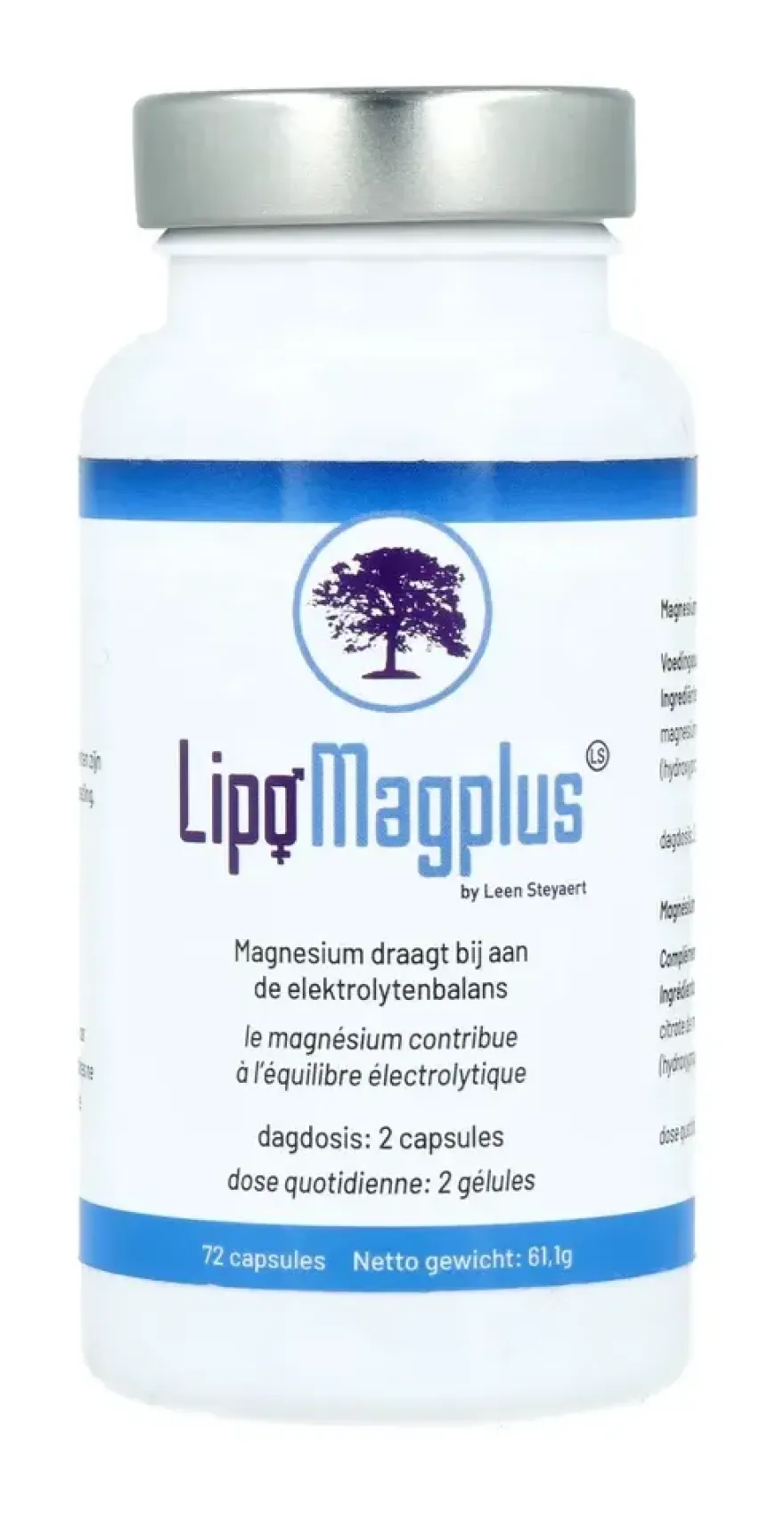 By Leen Steyaert Lipomagplus Capsules (72 capsules)