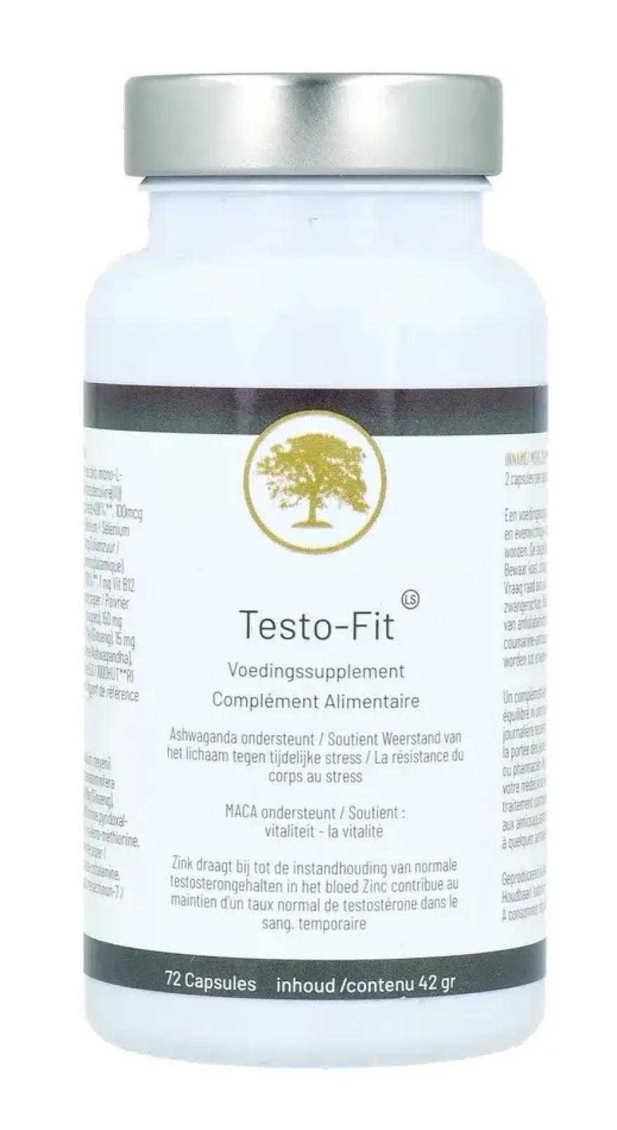 By Leen Steyaert Testo-fit Capsules (72 capsules)