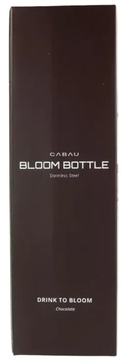 Cabau Bloom Bottle Stainless Steel Chocolate (1 stuk)