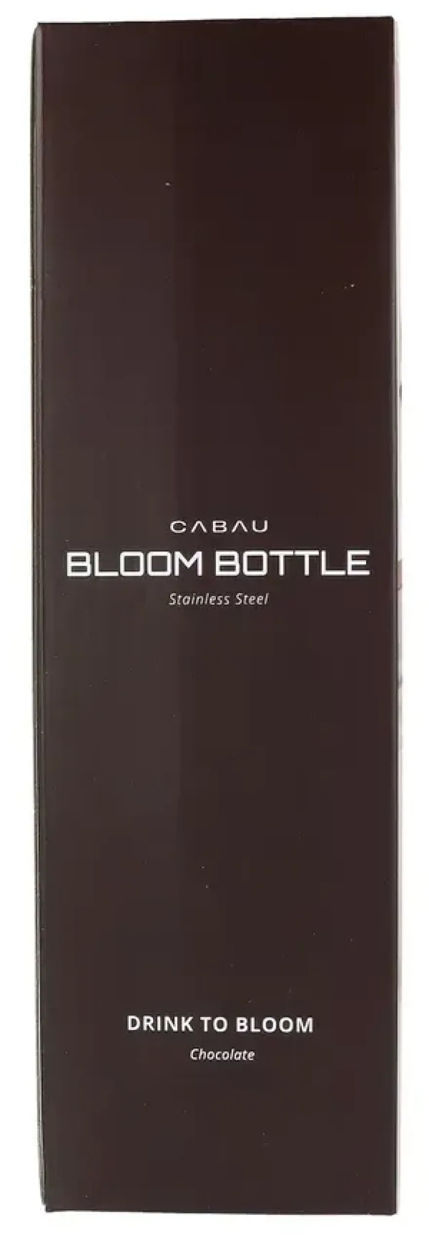 Cabau Bloom Bottle Stainless Steel Chocolate (1 stuk)