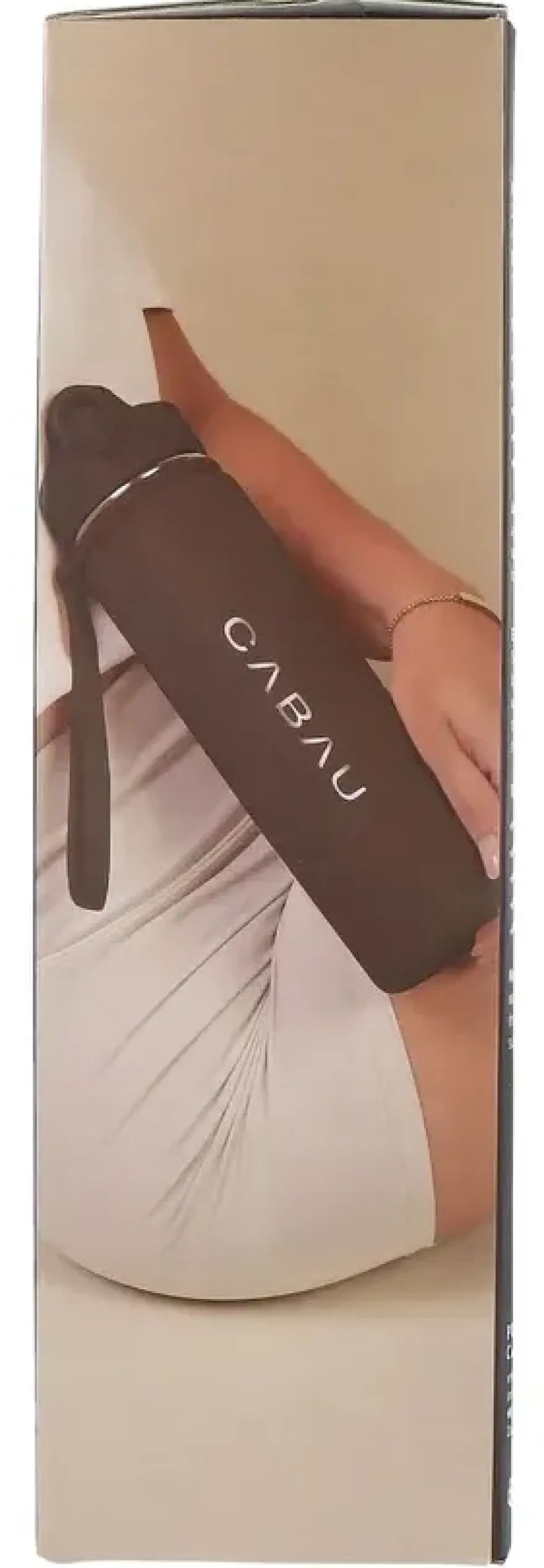 Cabau Bloom Bottle Stainless Steel Chocolate (1 stuk)