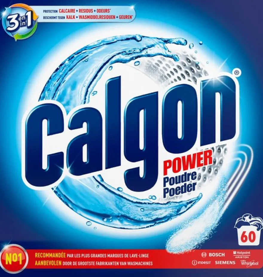 Calgon 4-in-1 Wasmachinereiniger Poeder 60 Scoops (1500 gr)