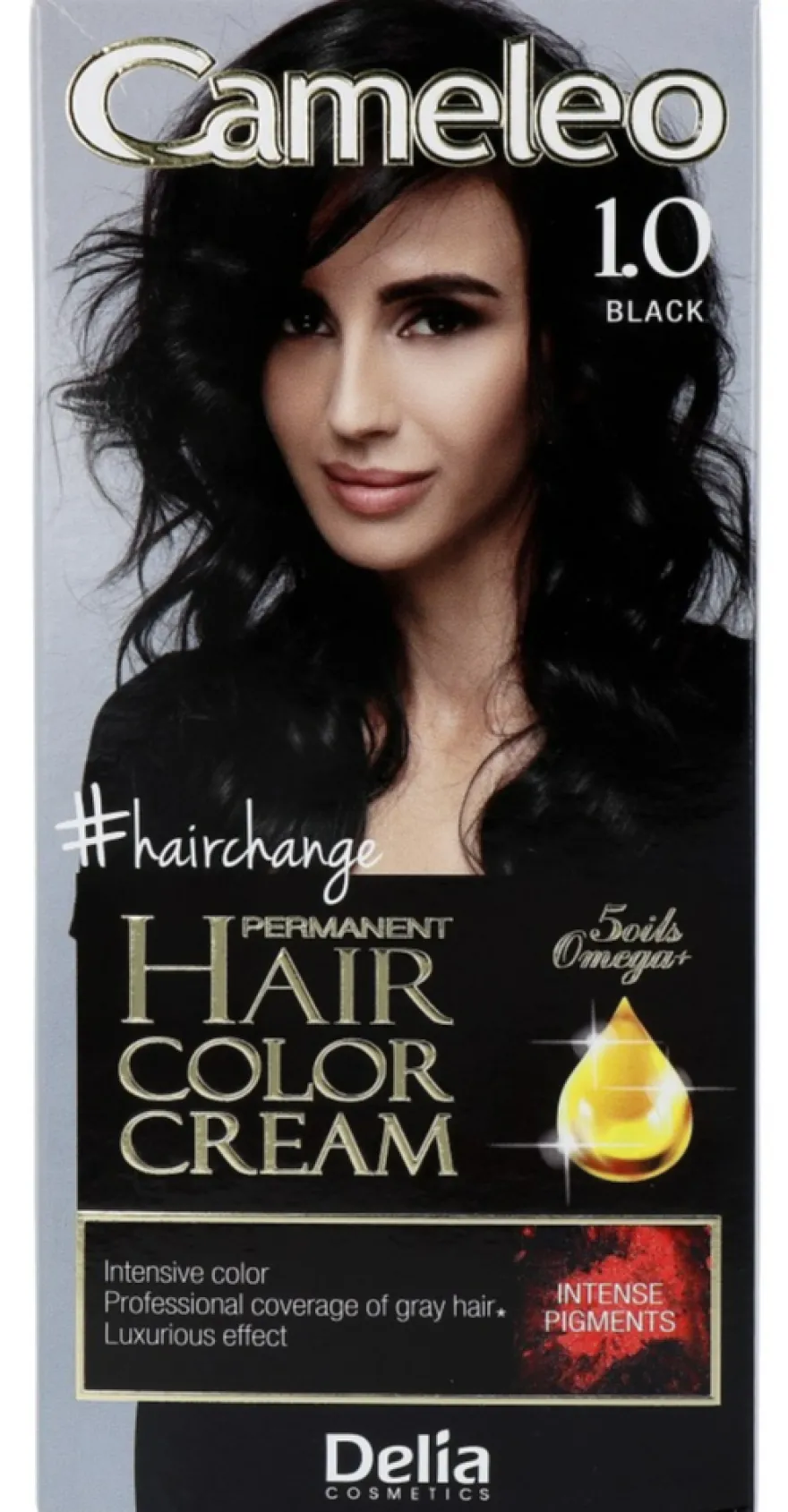 Cameleo Hair Color Cream 1.0 Black (1 stuk)