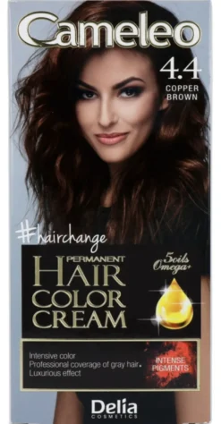 Cameleo Hair Color Cream 4.4 Copper Brown (1 stuk)
