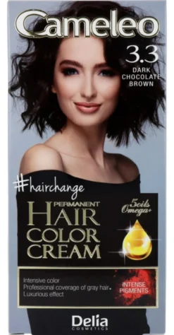 Cameleo Hair Color Cream 3.3 Dark Chocolat Brown (1 stuk)