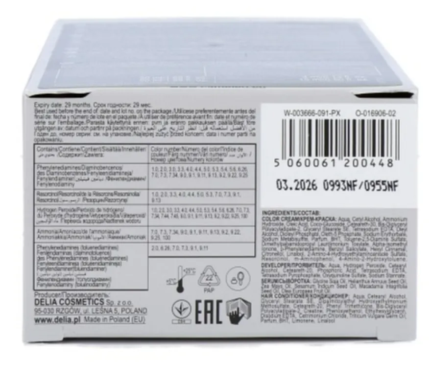 Cameleo Hair Color Cream 9.1 Ultimate Ash Blond (1 stuk)