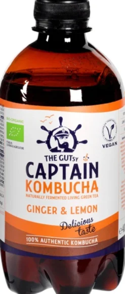 Captain Kombucha Ginger&Lemon Bio (400 ml)