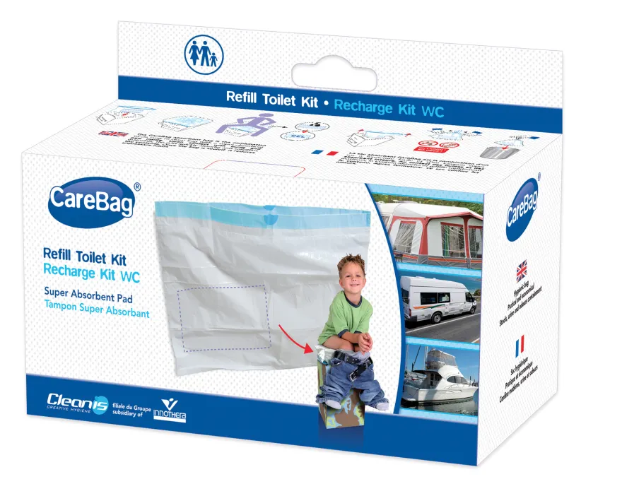 Carebag Meeneemtoilet Navulzak (12 stuks)