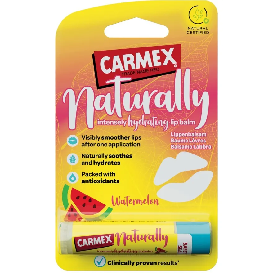 Carmex Lippenbalsem Naturally Watermelon Stick (4,25 gr)