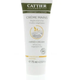 Cattier Handcreme witte klei (75 ml)