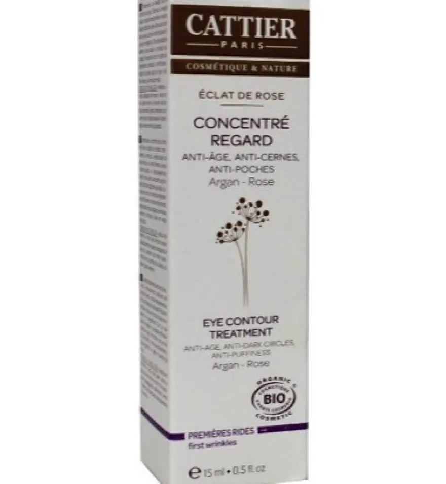 Cattier Oogcreme eclat de rose contour treatment (15 ml)
