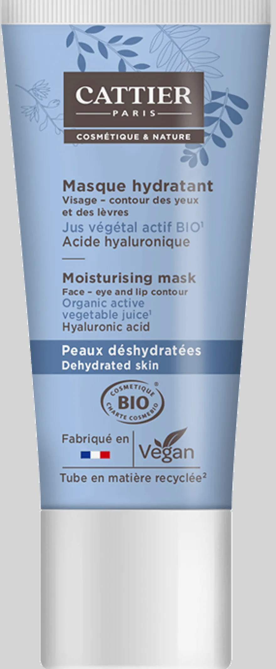 Cattier Vochtinbrengend Masker Gezicht & Ogen (50 ml)