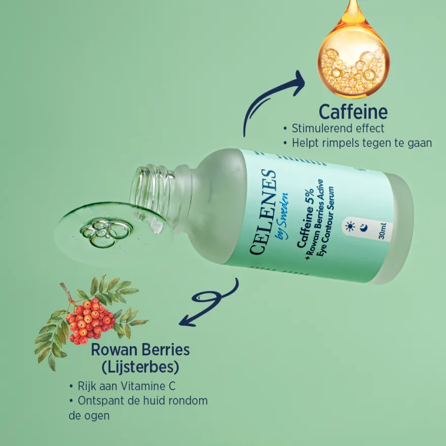 Celenes Cafeine 5% + rowan berries serum (30 ml)