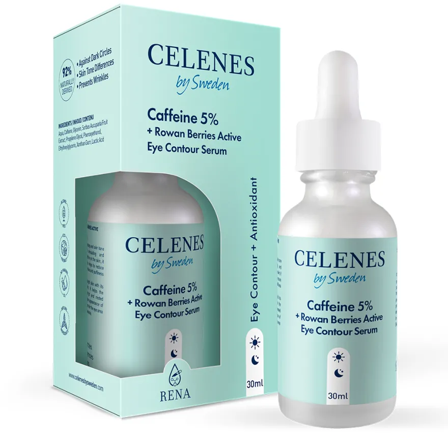 Celenes Cafeine 5% + rowan berries serum (30 ml)