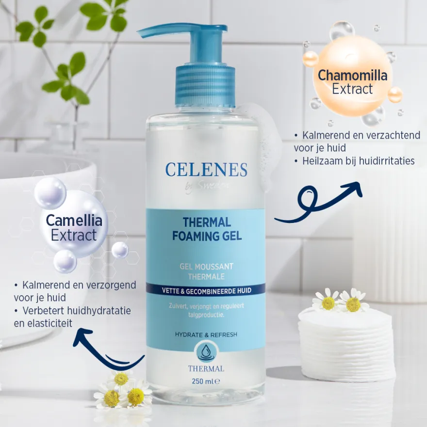 Celenes Thermal foaming gel oily skin (250 ml)