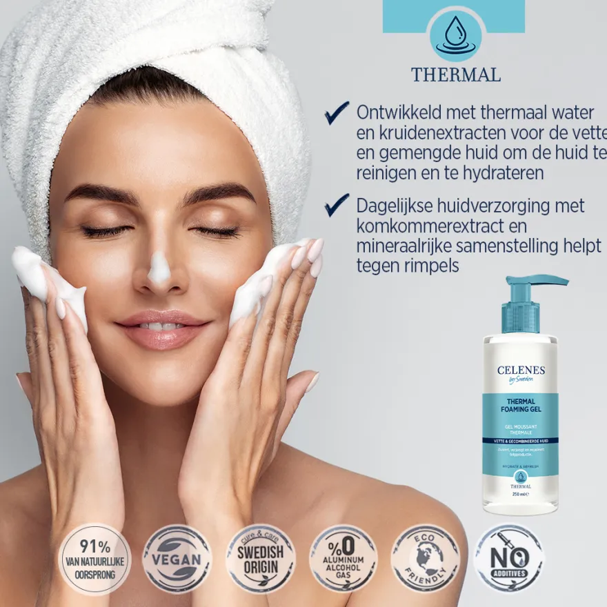 Celenes Thermal foaming gel oily skin (250 ml)