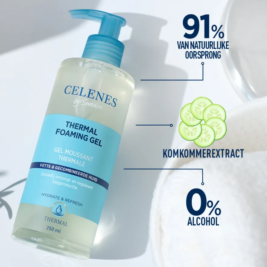 Celenes Thermal foaming gel oily skin (250 ml)