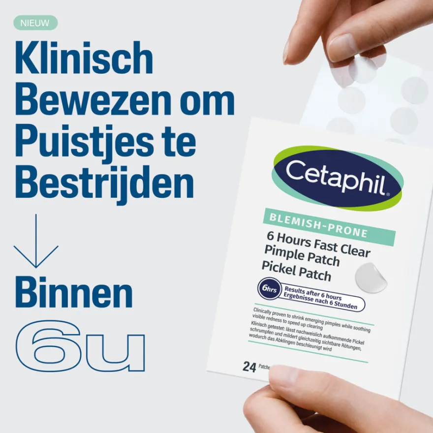 Cetaphil 6 Hour Fast Clear Puisjes pleisters (24 stuks)