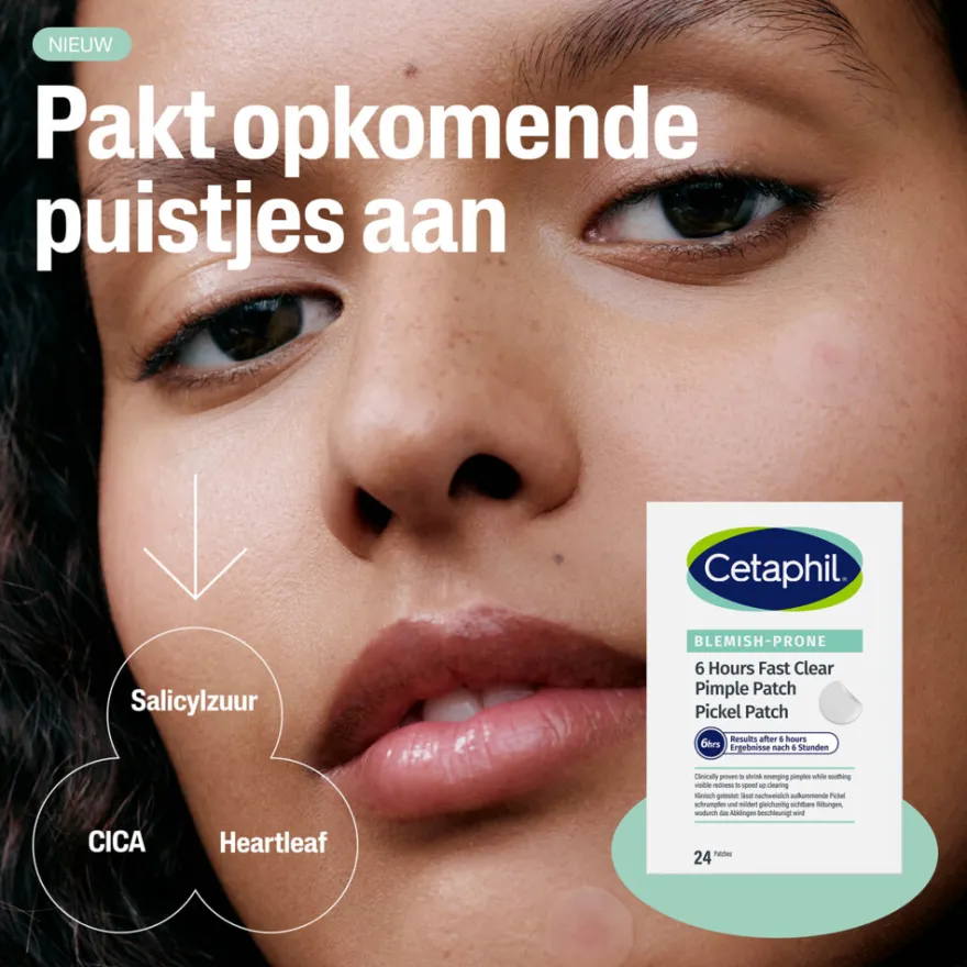 Cetaphil 6 Hour Fast Clear Puisjes pleisters (24 stuks)