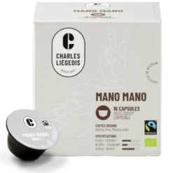 Charles Liégeois Koffiecapsules Dolce Gusto Mano Mano Bio (16 stuks)
