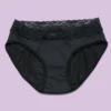 Cheeky Wipes Menstruatie ondergoed Feeling Pretty zw maat 38-40 (1 stuk)