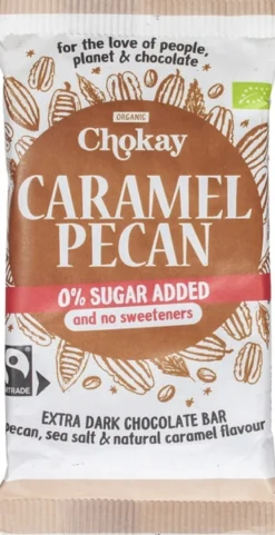 Chokay Chocolate-Bar Dark Caramel Pecan (70 gr)