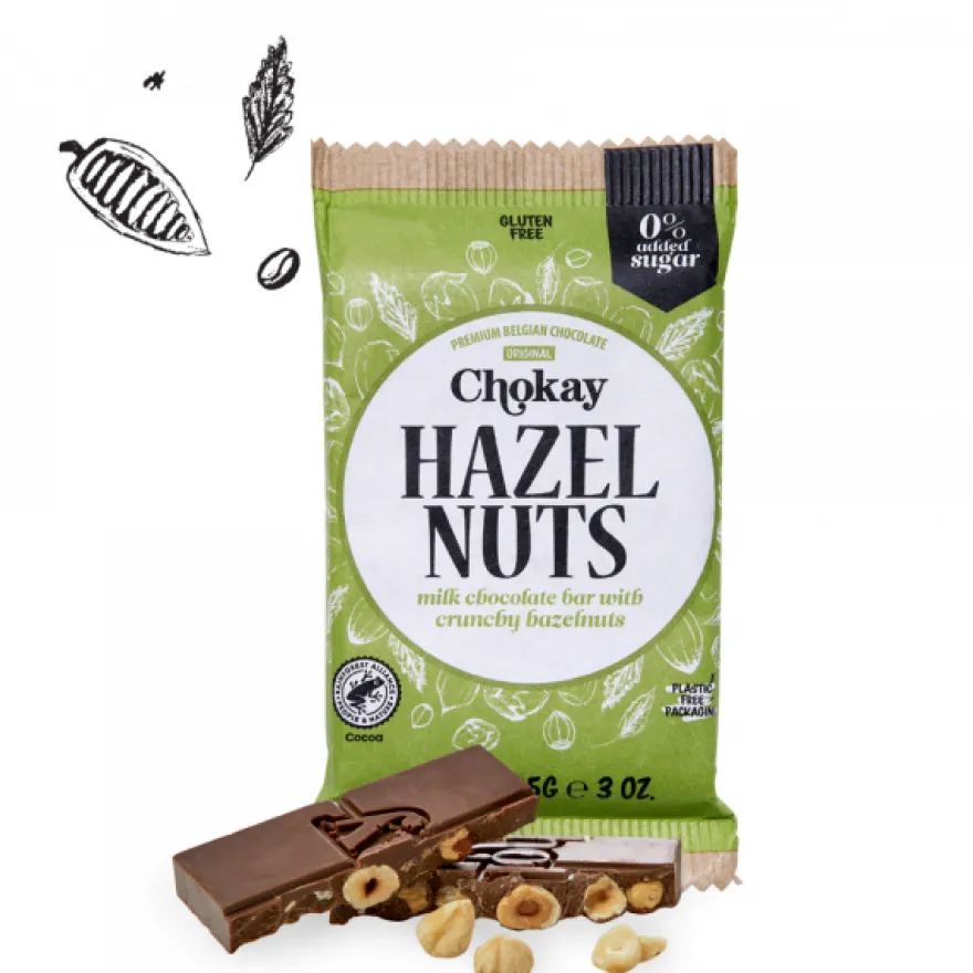 Chokay Melkchocolade Hazelnoot (85 gr)