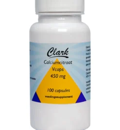 Clark Calcium citraat 450mg (100 vega capsules)