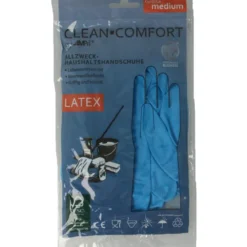 Clean-Comfort Huishoudhandschoen Blauw Maat M (1 paar)