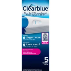 Clearblue Ultravroeg Zwangerschapstest (5 stuks)