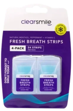 ClearSmile Fresh Breath Strips (4 stuks)