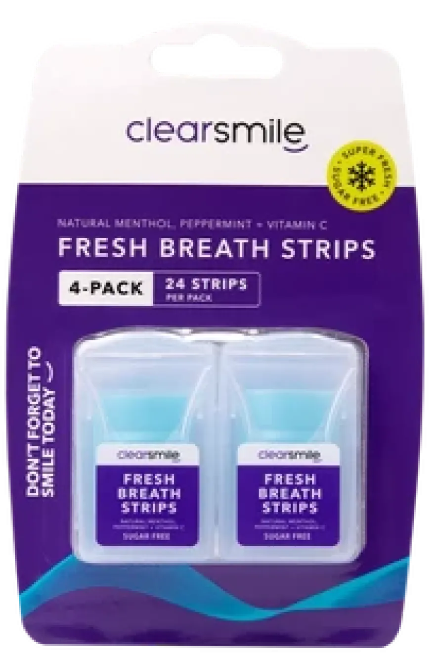 ClearSmile Fresh Breath Strips (4 stuks)