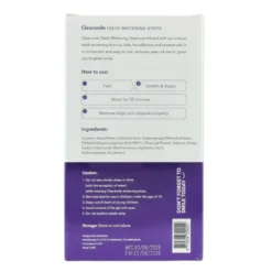 Clearsmile Pap + Charcoal Teeth Whitening Strips Strawberry Flavor (14 stuks)